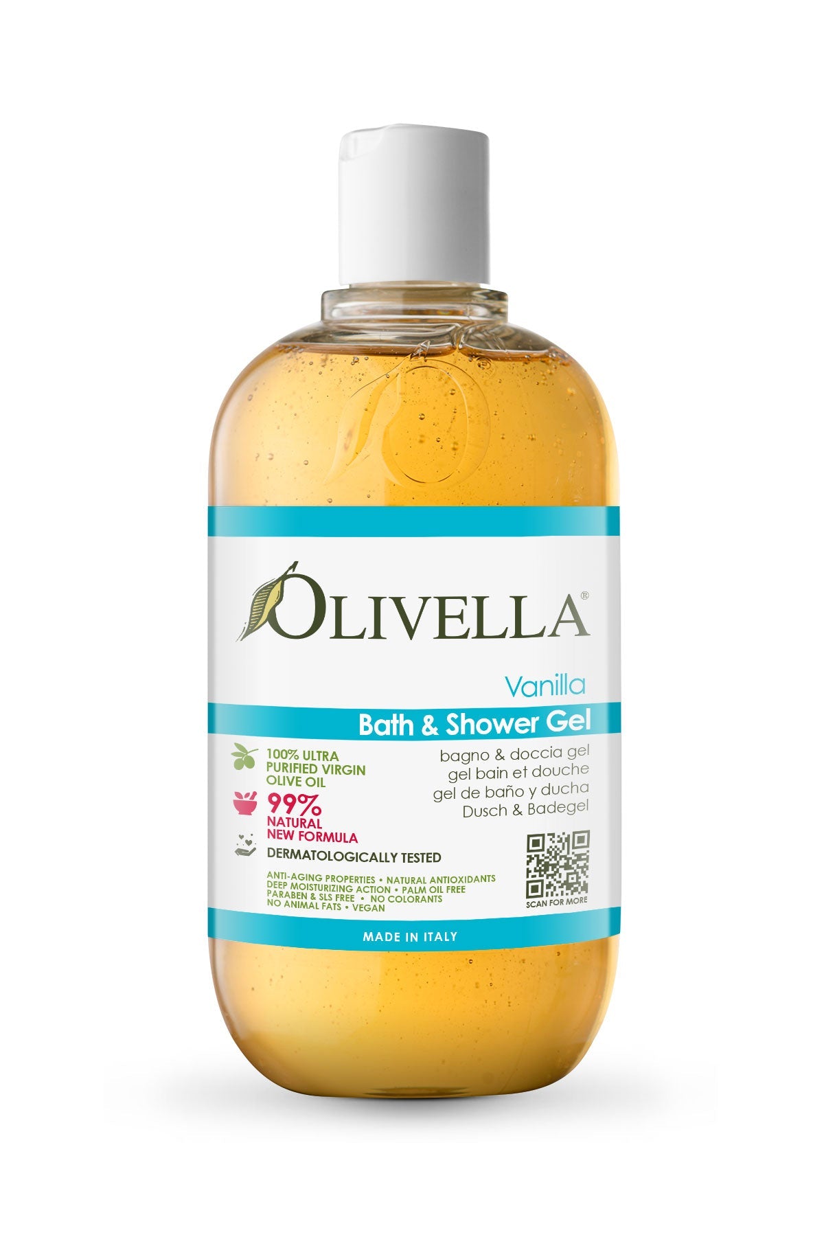 OLIVELLA Bath &amp;amp; Shower Gel Vanilla 500 ml
