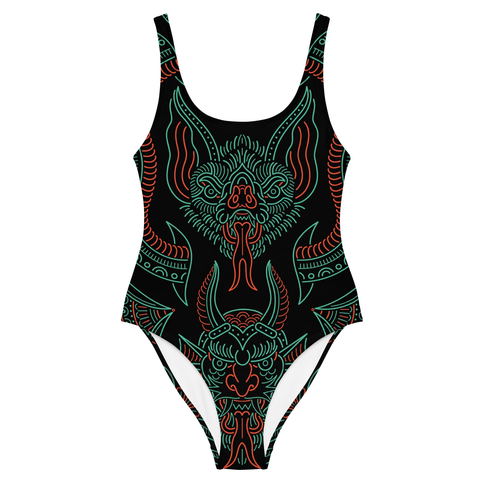 Nightmare Tattoo One-Piece Swimsuit