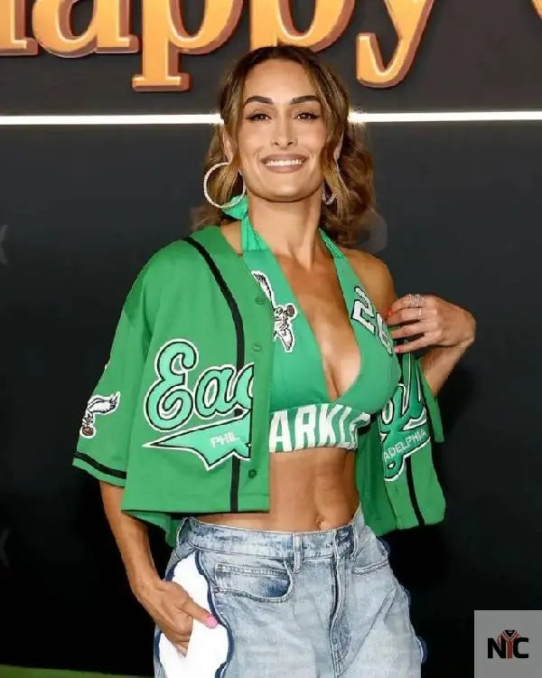 Nikki Garcia Netflix’s Happy Gilmore 2 Green Jersey