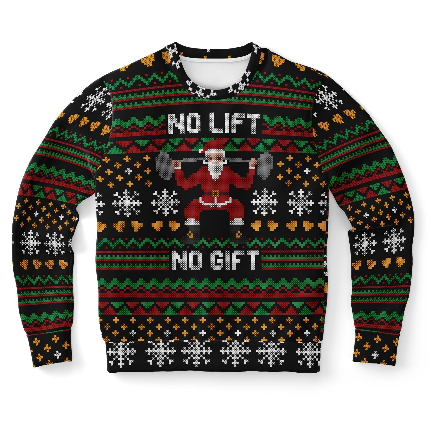 No Lift No Gift Christmas Sweatshirt