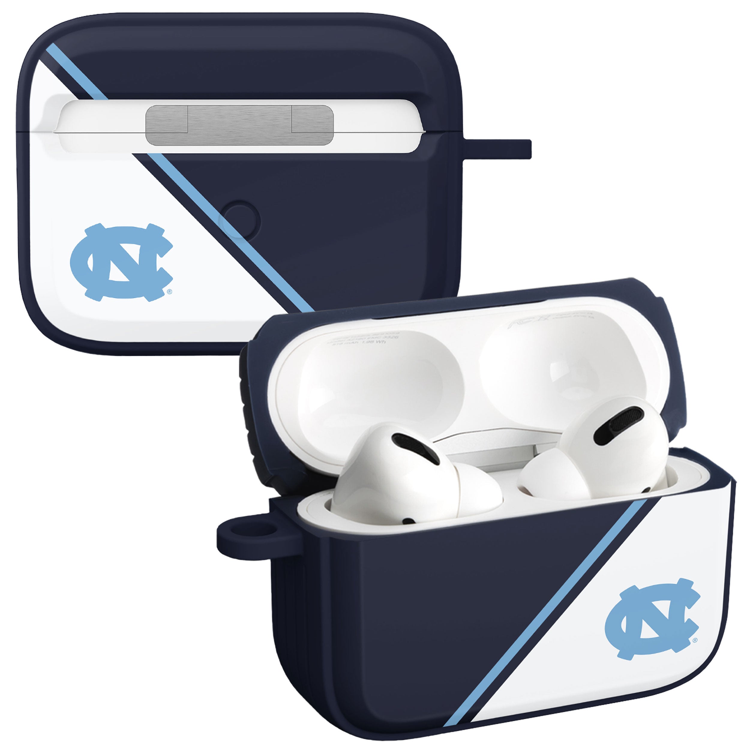 North Carolina Tar Heels HDX Champion Series Apple AirPods Pro 1 &amp;amp; 2 Case Cover