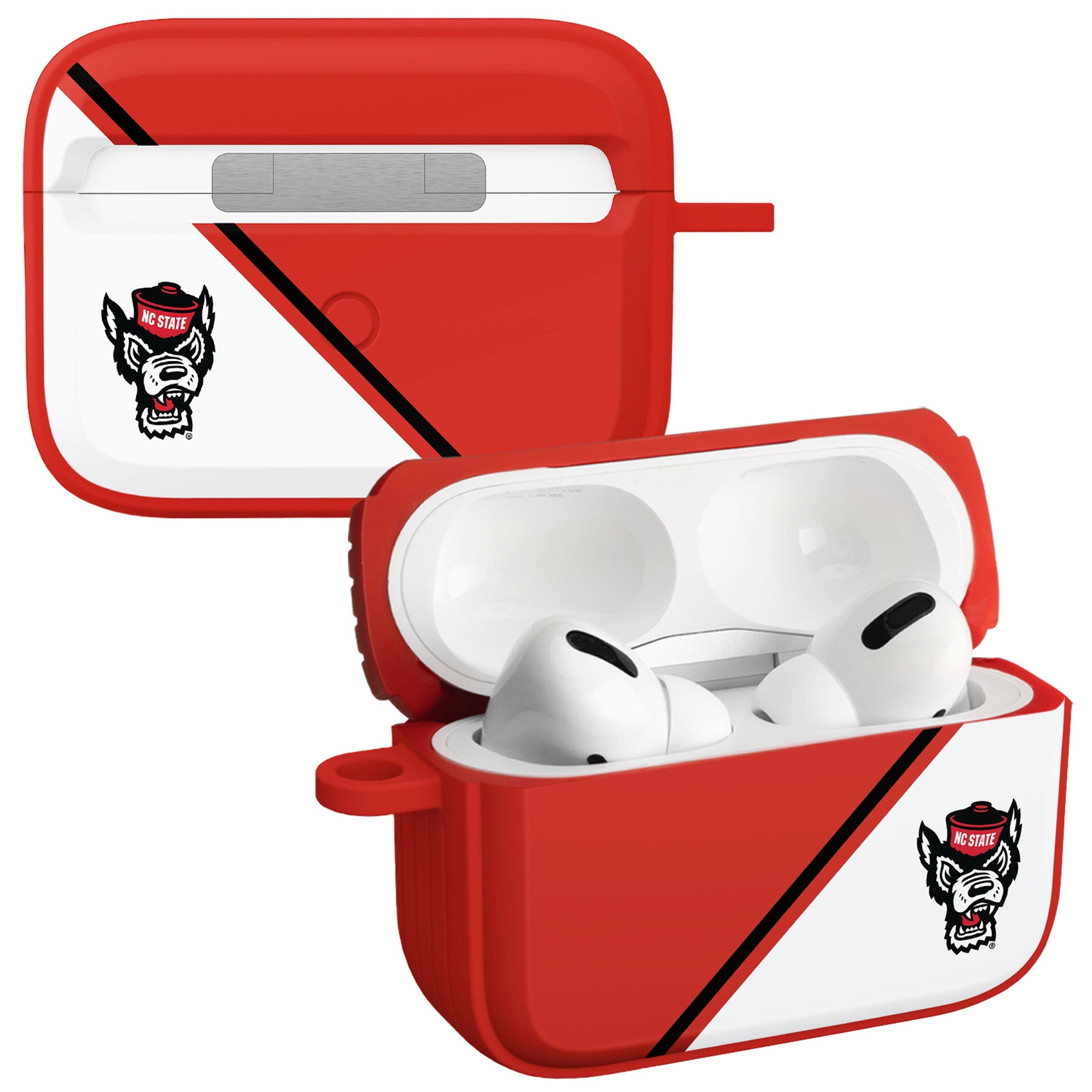 North Carolina State Wolfpack HDX Champion Series Apple AirPods Pro 1 &amp;amp; 2 Case Cover