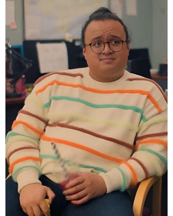 North Of North 2025 Bailey Poching Multicolor Stripe Sweatshirt