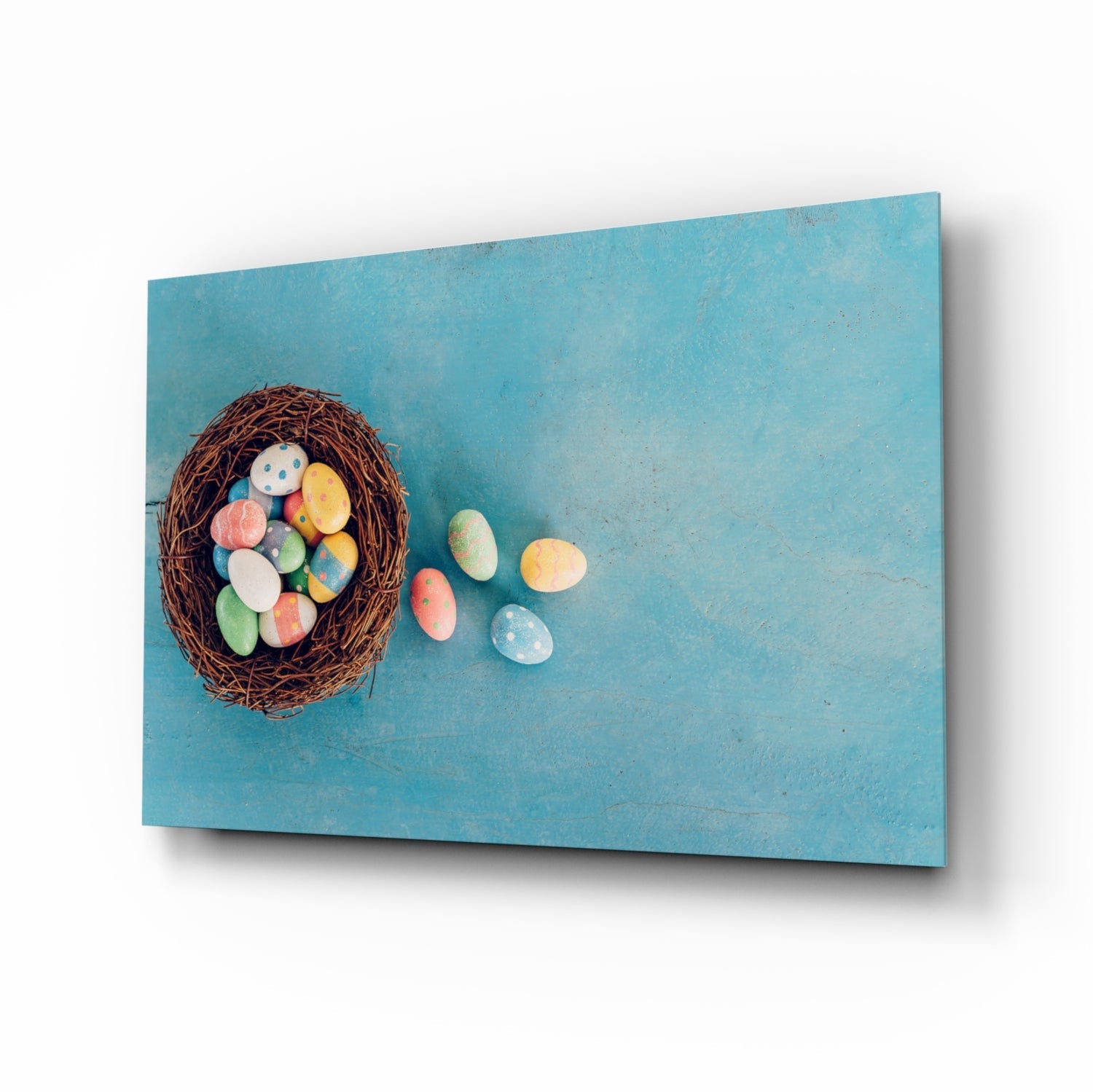 Easter Egg Glass Wall Art