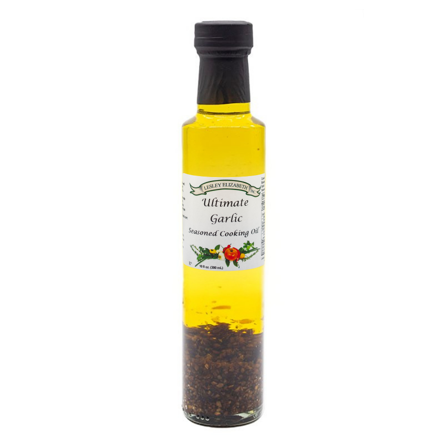 Lesley Elizabeth Ultimate Garlic Seasoned Cooking Oil, Dorica (250mL)