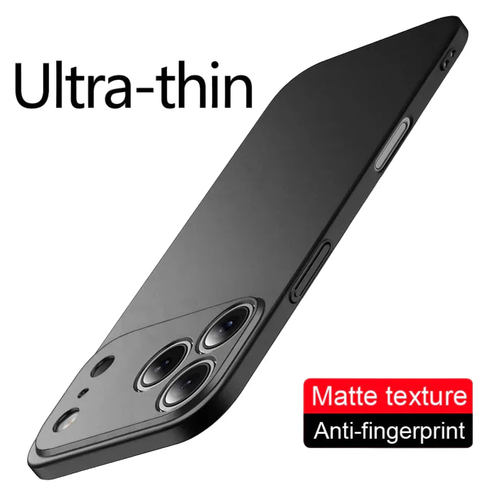 Ultra thin Protective Case for iPhone 14 to iPhone 17 series