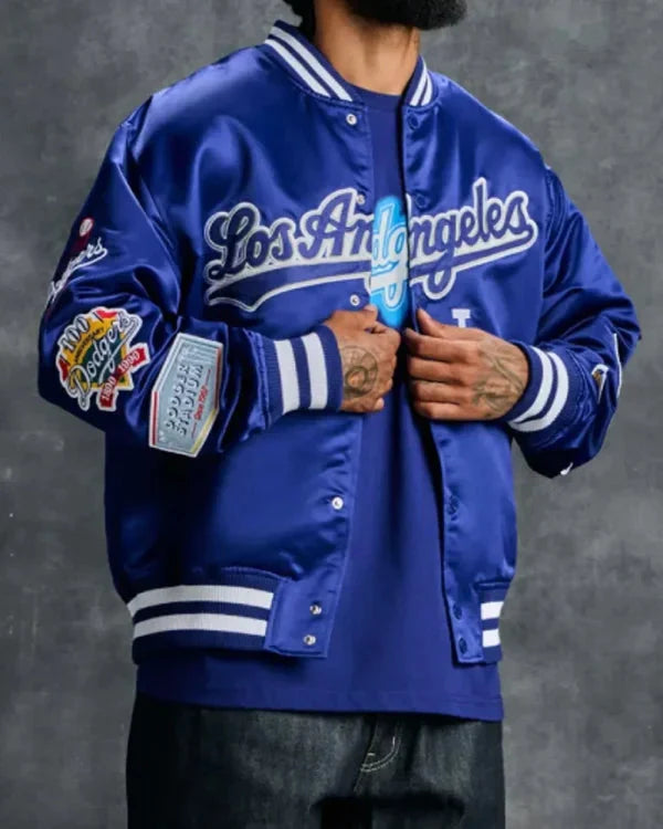OVO x New Era x MLB Dodgers Varsity Jacket