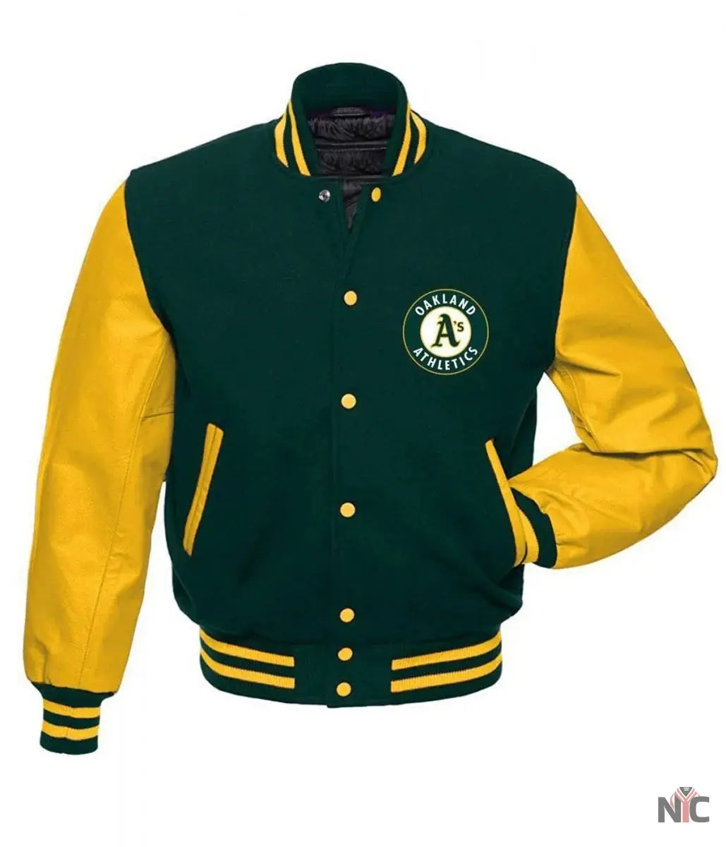 Oakland Athletics MLB Letterman Jacket