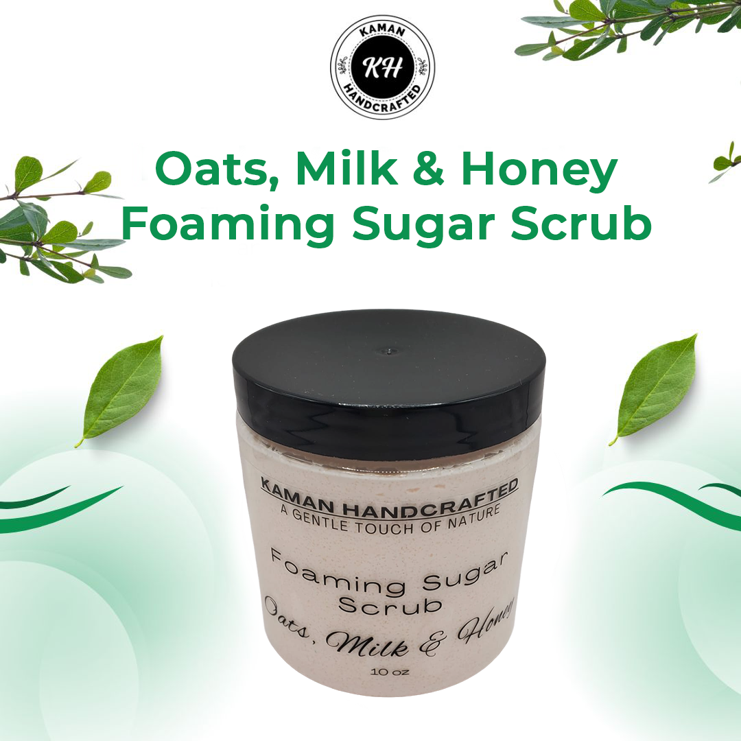 Oats, Milk &amp;amp; Honey Foaming Sugar Scrub