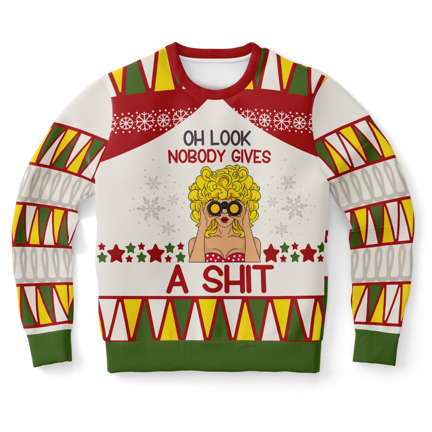 Oh Look, Nobody Gives A Shit Christmas Sweatshirt