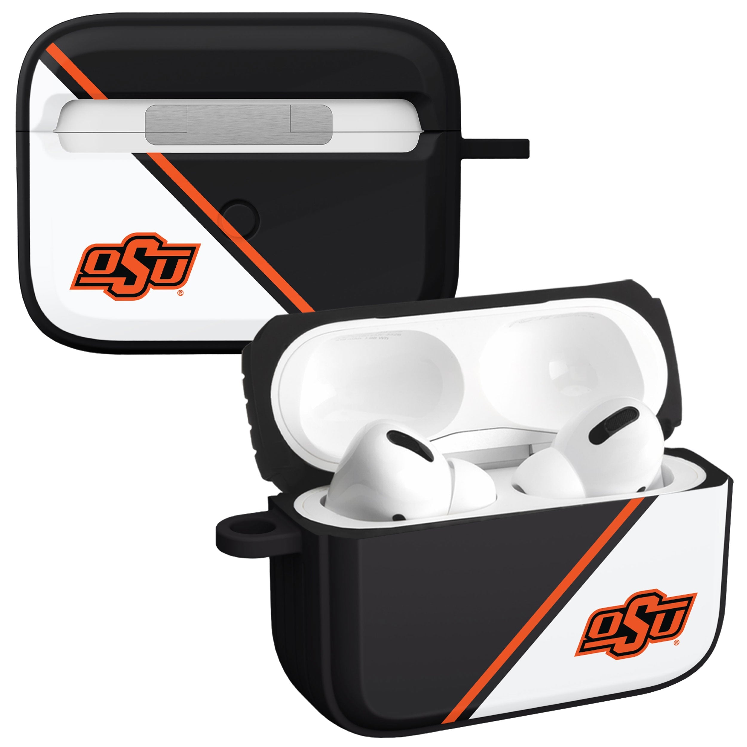 Oklahoma State Cowboys HDX Champion Series Apple AirPods Pro 1 &amp;amp; 2 Case Cover