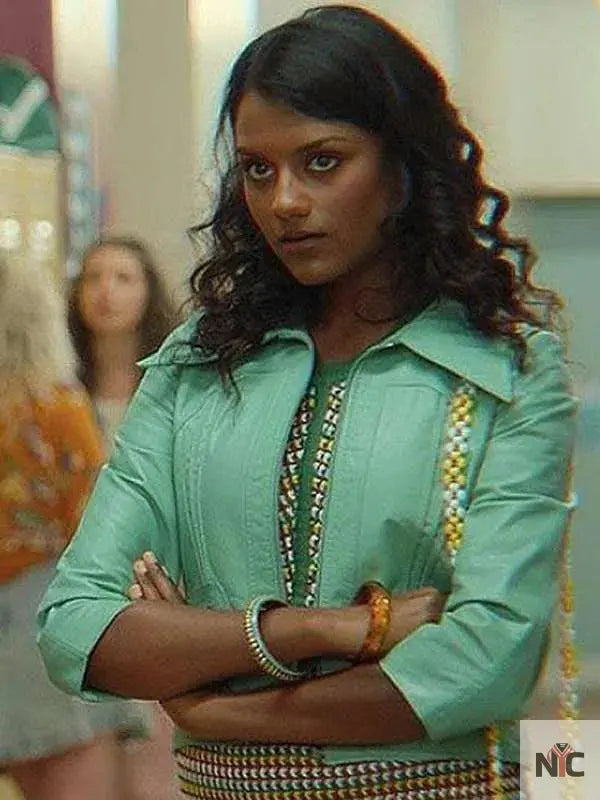 Olivia Hanan Sex Education Leather Jacket