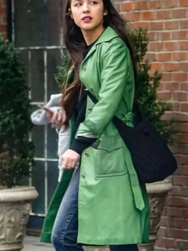 Olivia Rodrigo Green Trench Coat