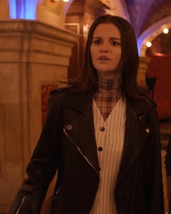 Only Murders In The Building Selena Gomez Pinstriped Vest