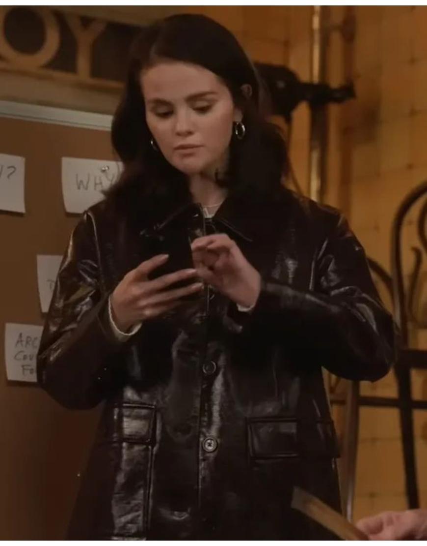 Only Murders In The Building S05 Selena Gomez Mid Length Coat