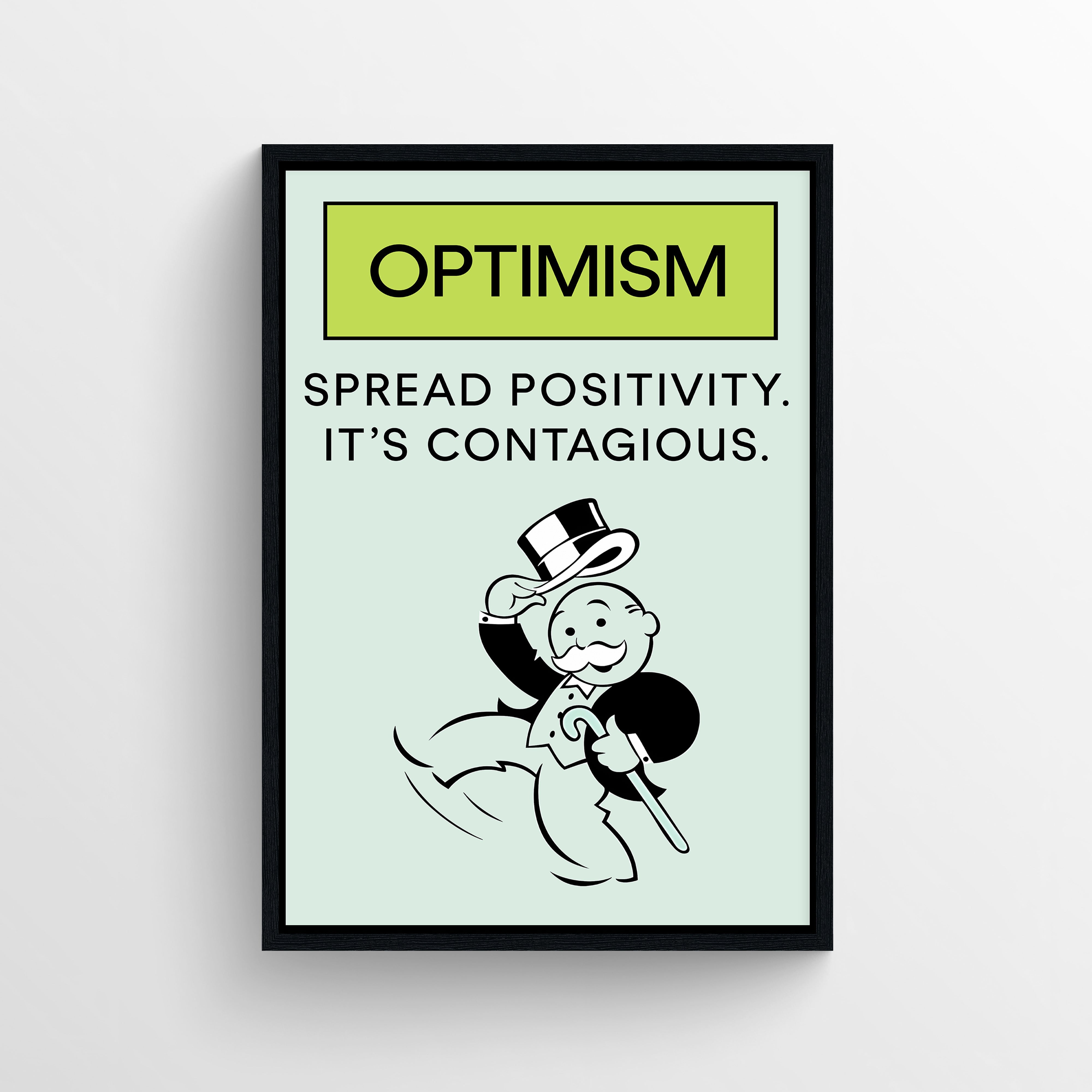 Optimism Monopoly Poster