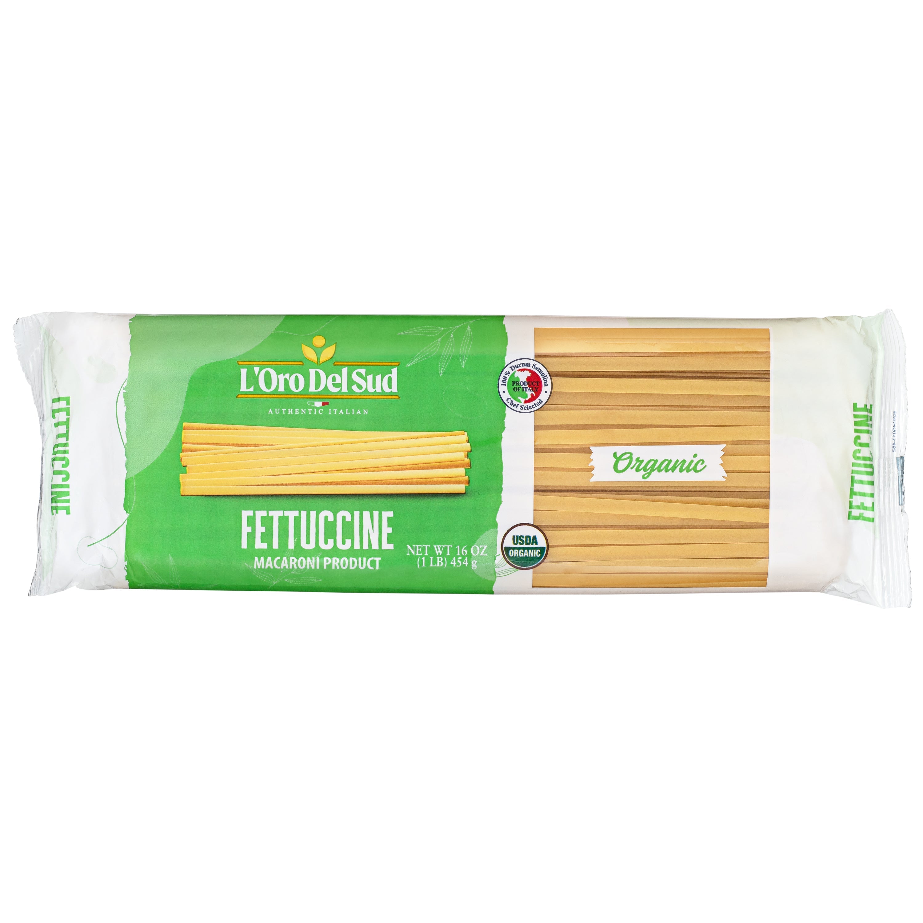 L&amp;#39;Oro Del Sud, Organic Fettuccine Pasta 20 Pack x 1 lb
