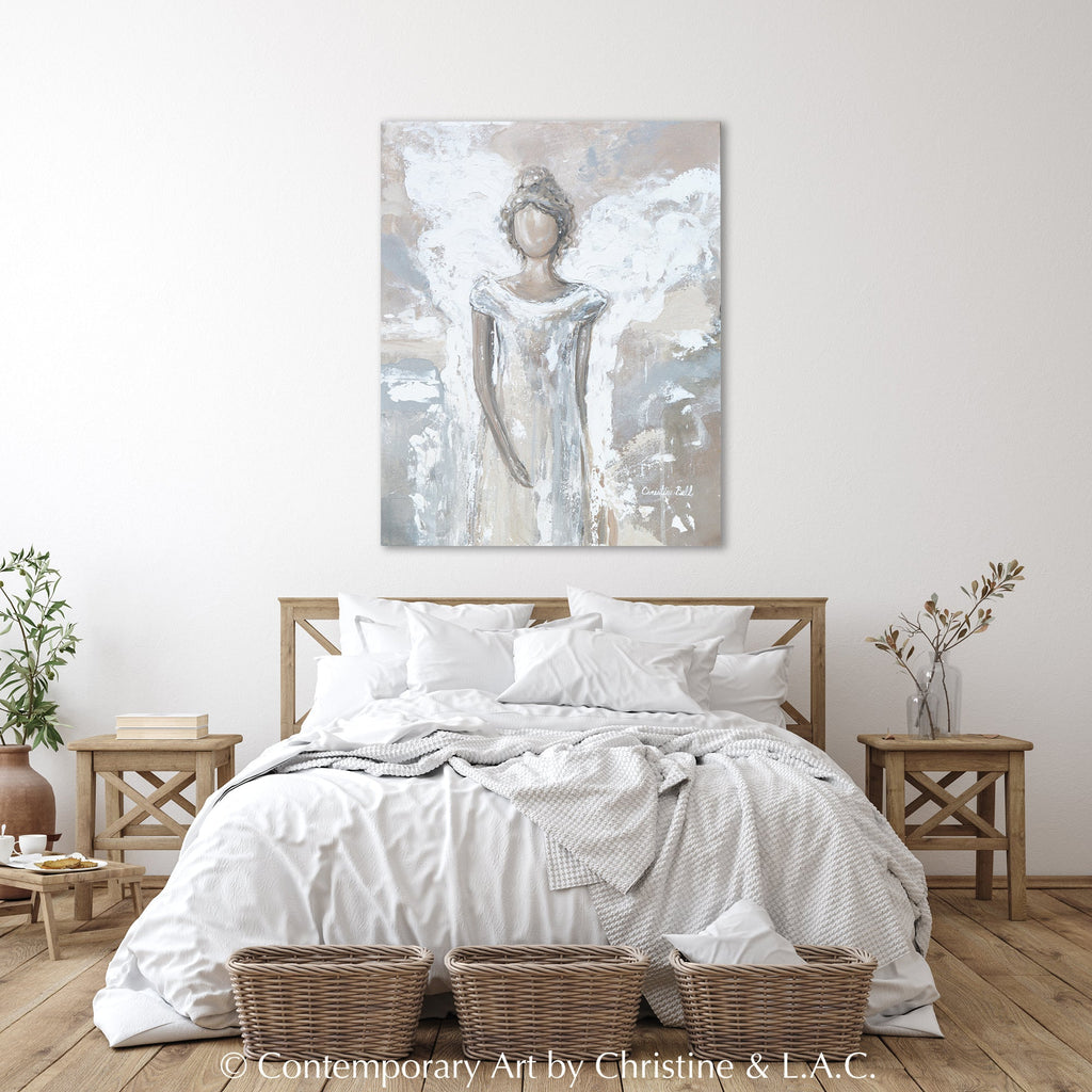 "Angel of Healing" Angel Painting Giclee Canvas Print