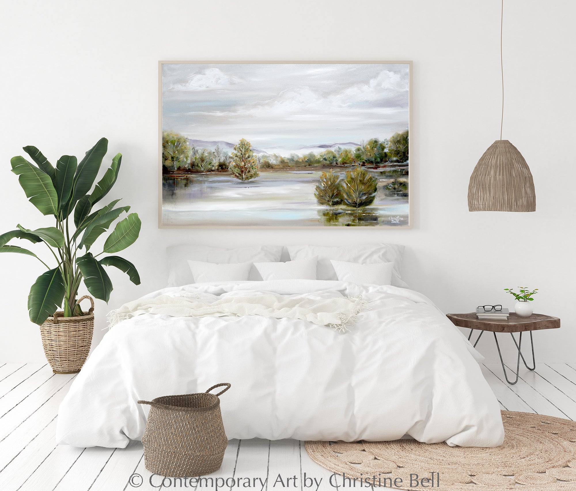 "Sierra Mist" GICLÉE PRINT, Forest Landscape Oil Painting,Trees