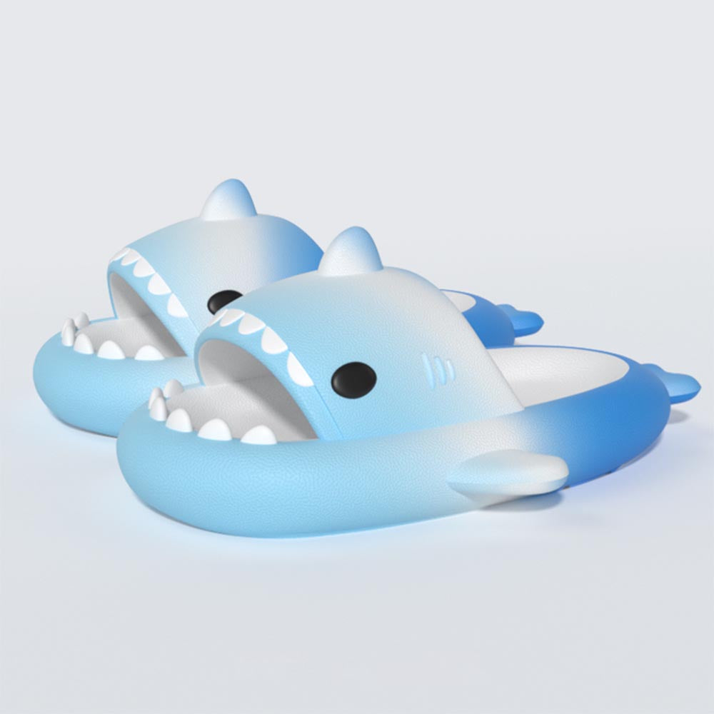Original Three Color Gradient Shark Slippers | ZAKAPOP