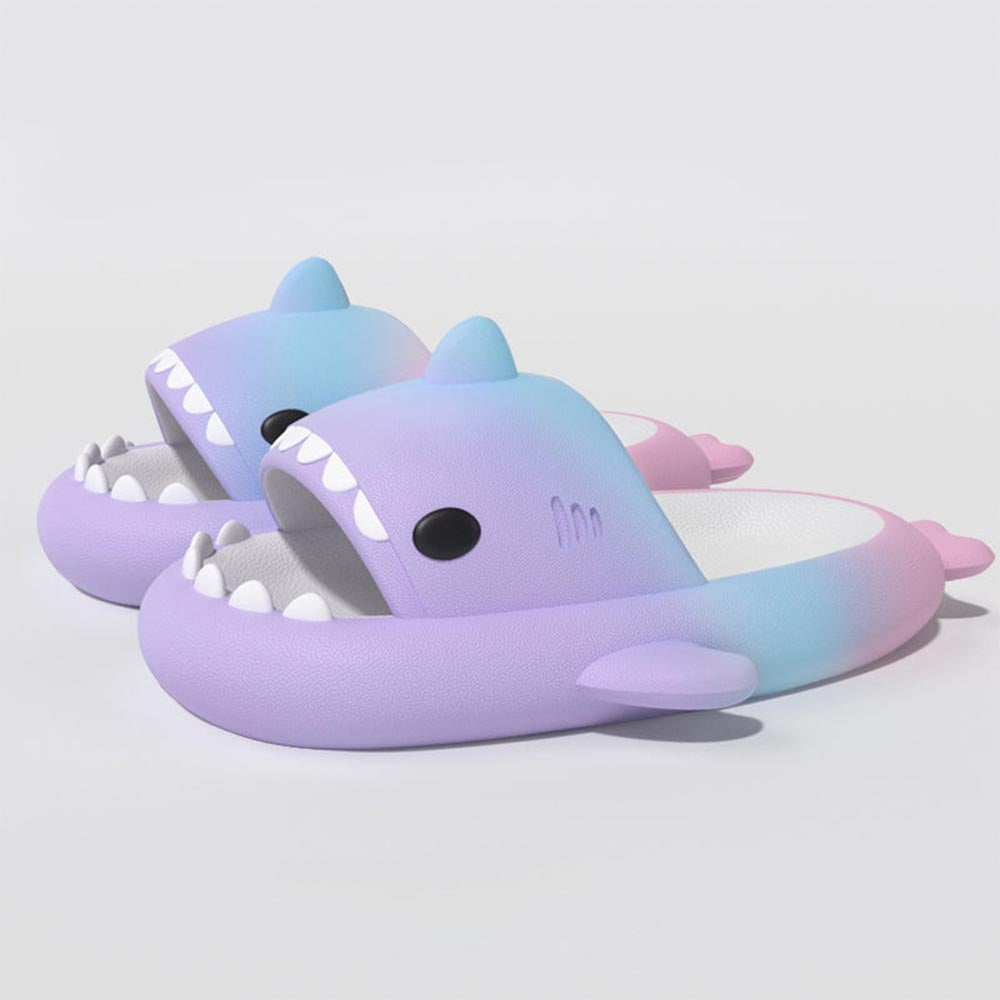 Original Three Color Gradient Shark Slippers | ZAKAPOP