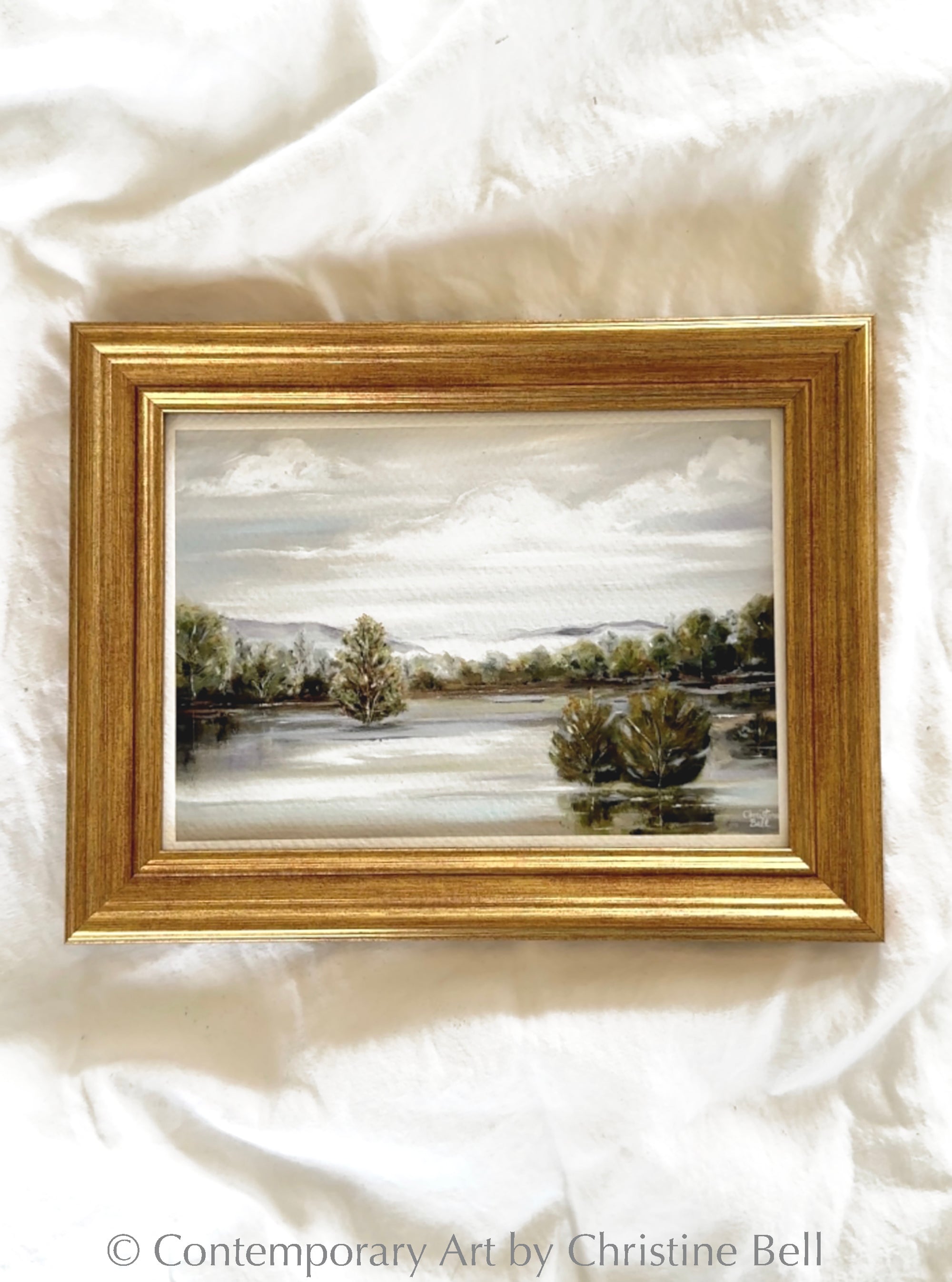 "Sierra Mist" GICLÉE PRINT, Forest Landscape Oil Painting,Trees