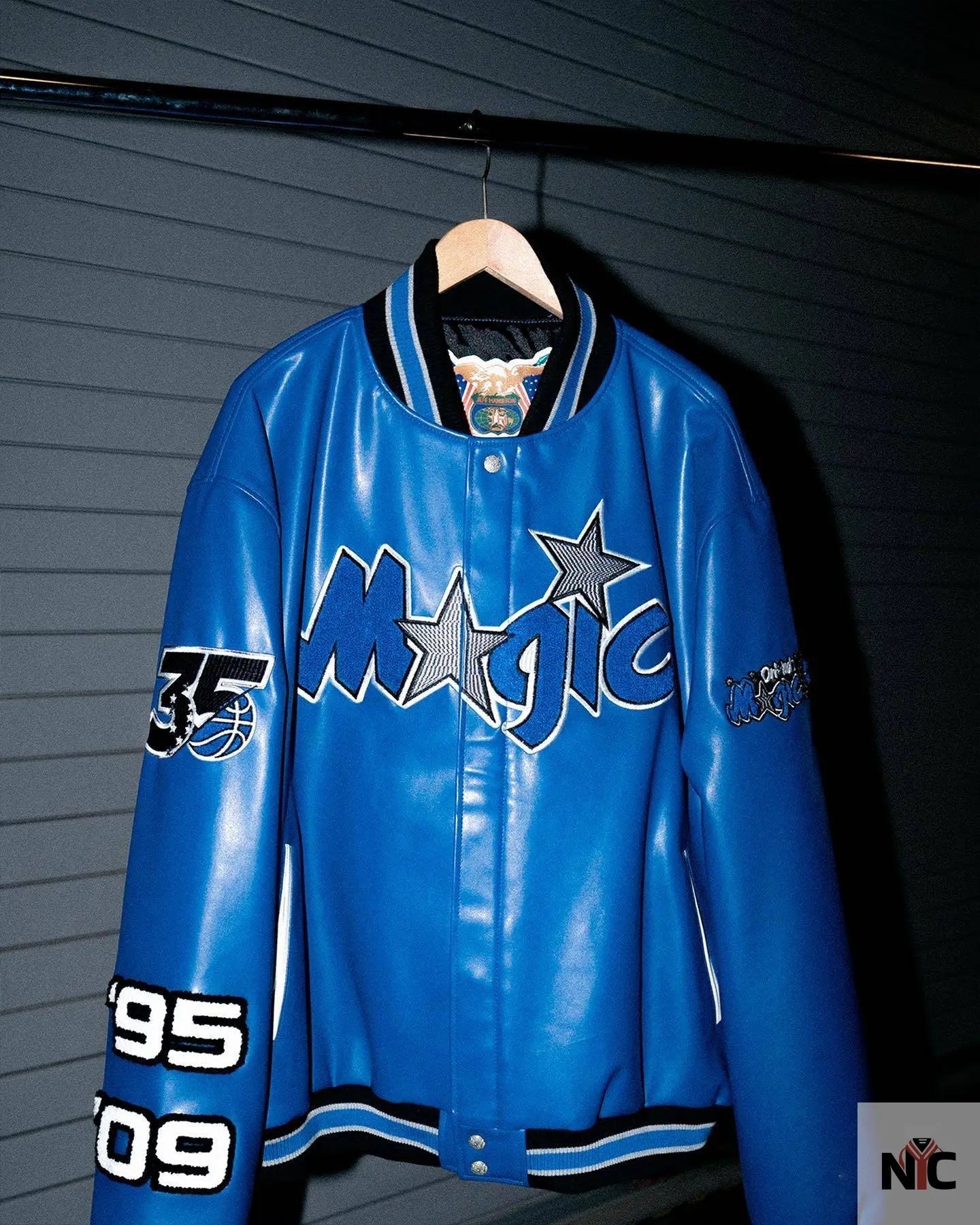Orlando Magic Jeff Hamilton Blue Varsity Jacket
