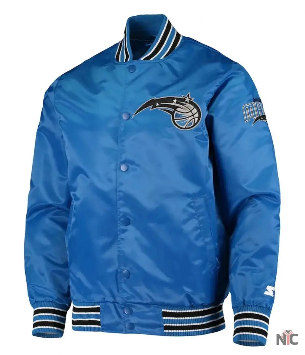 Orlando Magic The Diamond Classic Blue Bomber Jacket