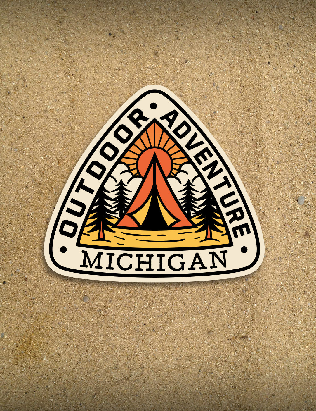 Outdoor Adventure - 4&amp;quot; Michigan Sticker