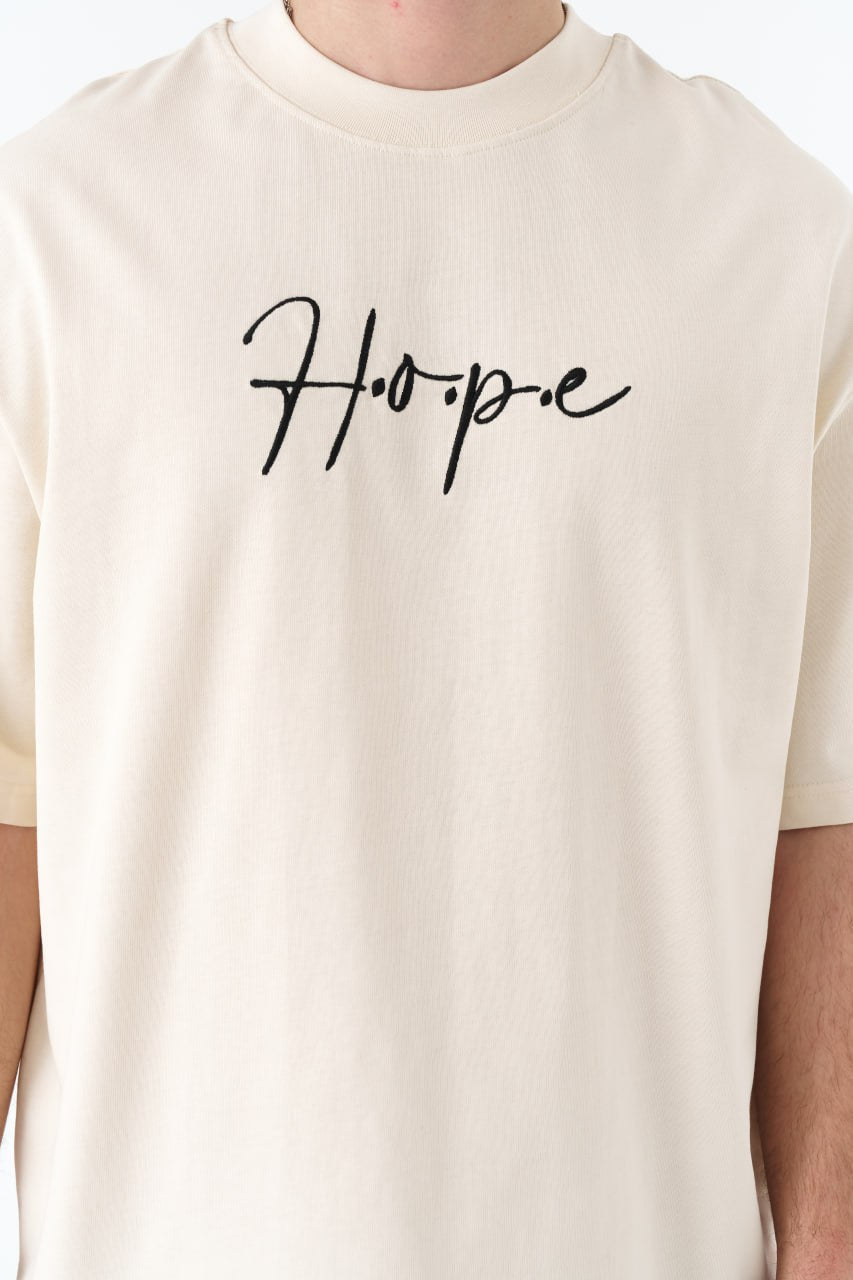 Hope Text &amp;amp; Rug Tapestry Graphic Oversize Tee