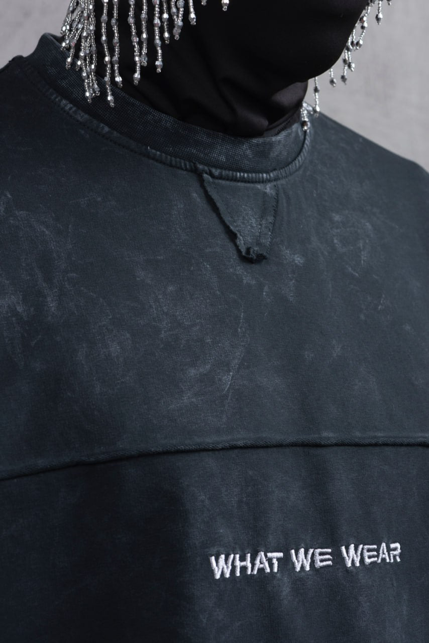 What We Wear Panel Oversize Cotton T-Shirt