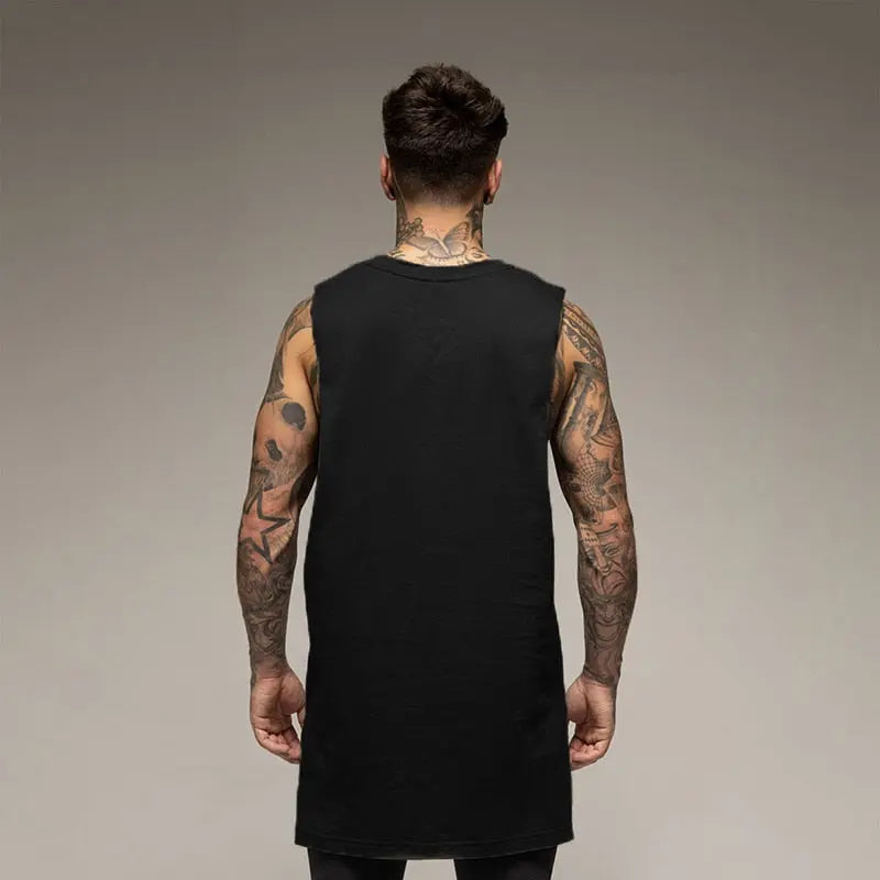 Oversize Cut Off Sleeveless Shirt