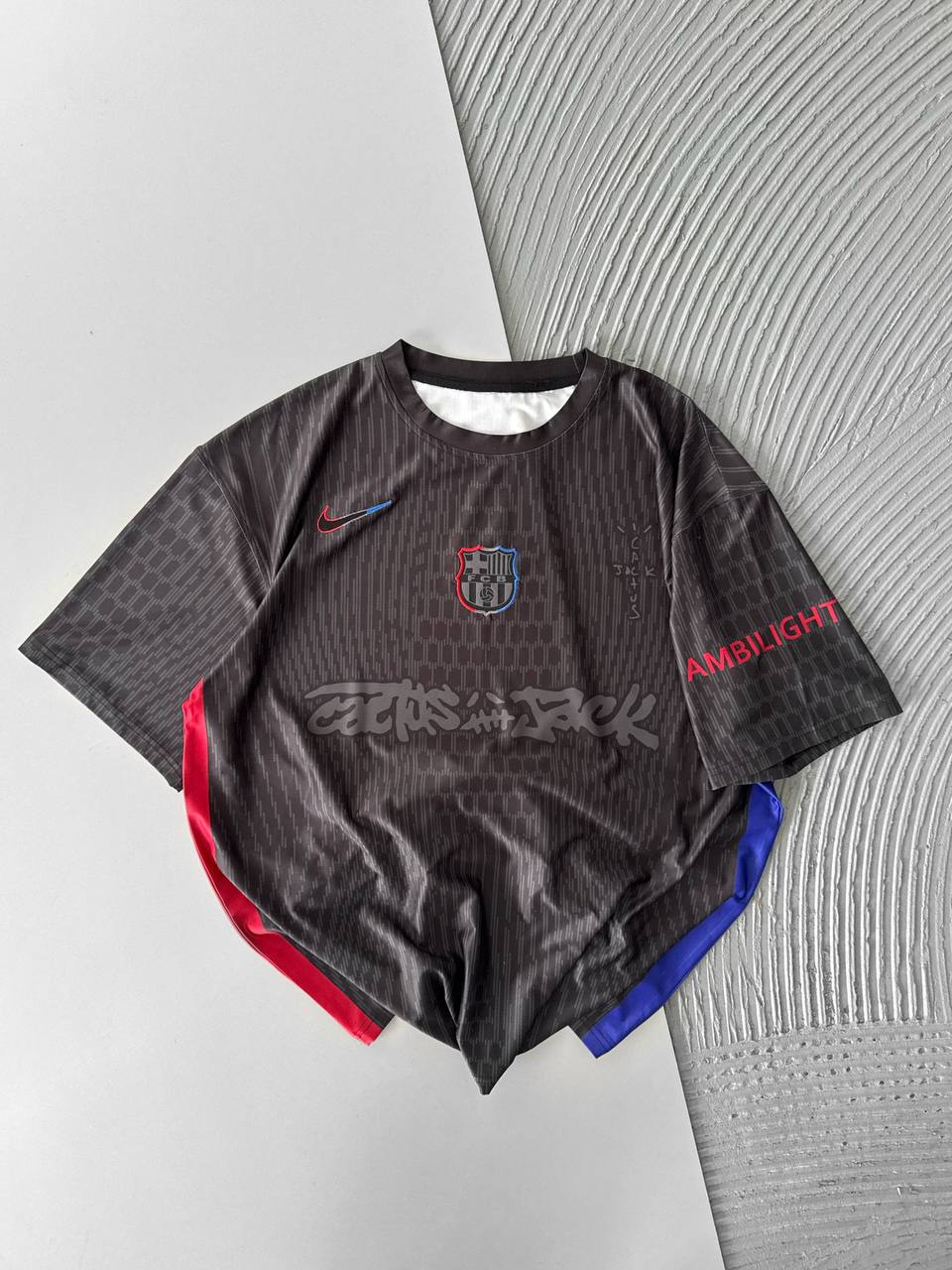 Cactus Jack Embroidered Oversize Football Jersey Tee