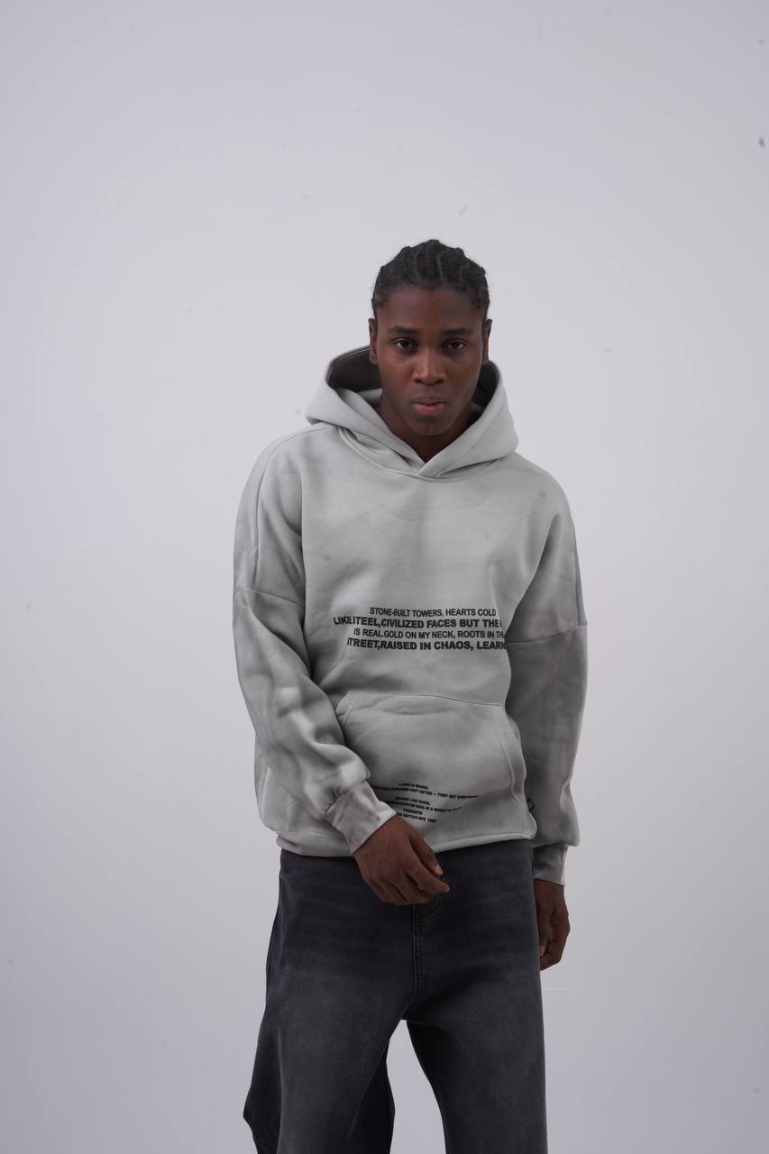 Oversized &amp;quot;Civilization&amp;quot; Graphic Hoodie - Unisex Streetwear Sweatshirt