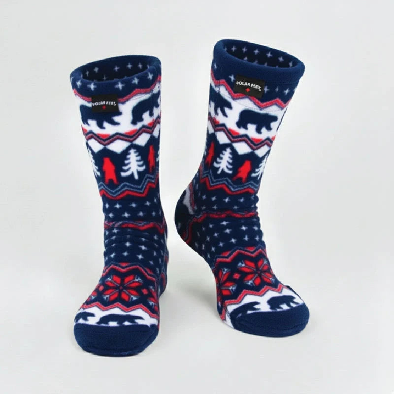 Kids&amp;#39; Fleece Socks - Polar Bear
