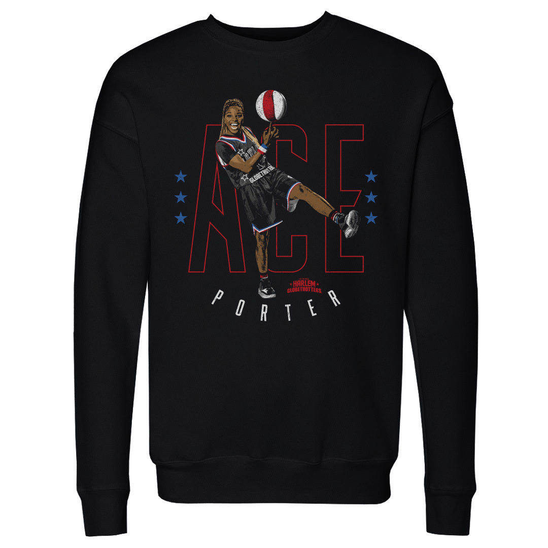 Ace Porter Harlem Globetrotters Outline WHT