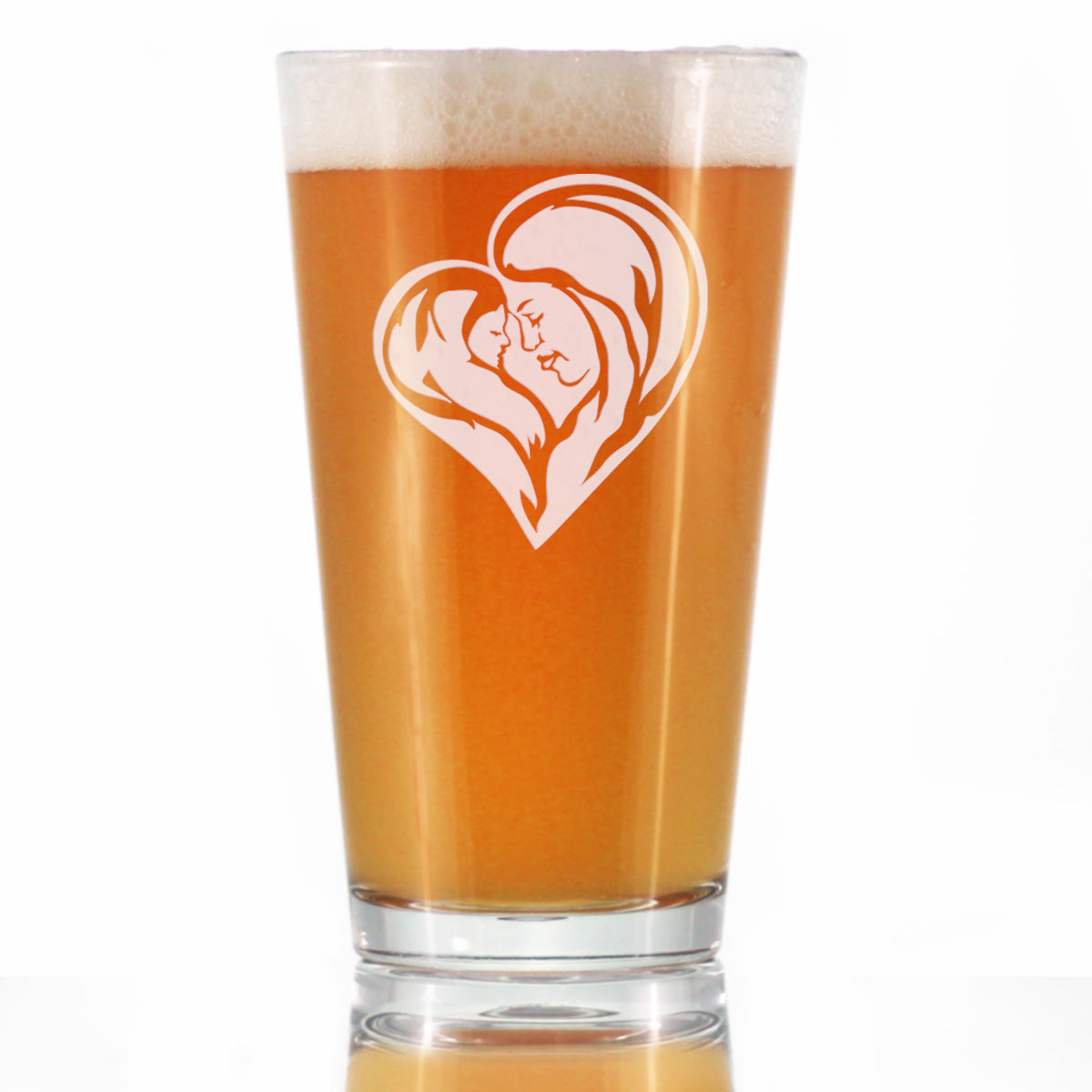 Mother&amp;#39;s Love - 16 Ounce Pint Glass