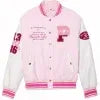 PINK x Love Shack Fancy Pink Varsity Jacket