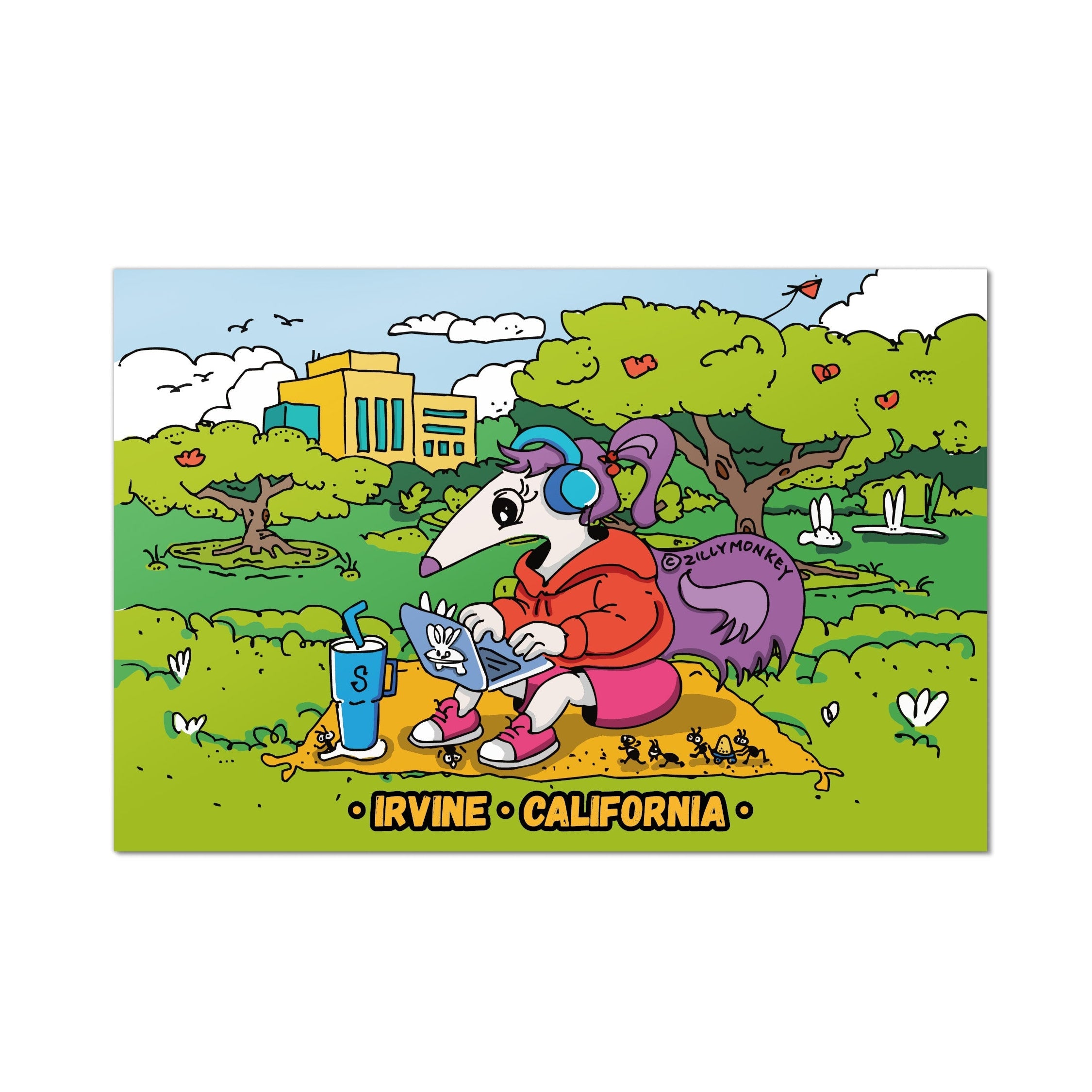 ZillyTales Postcard - Anthill Chronicles, Irvine