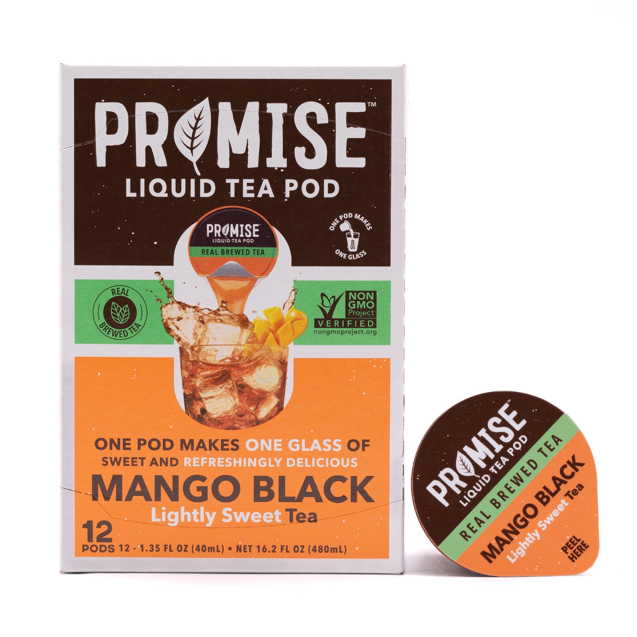 Promise Real Brewed Tea - Lightly Sweet - Mango Black