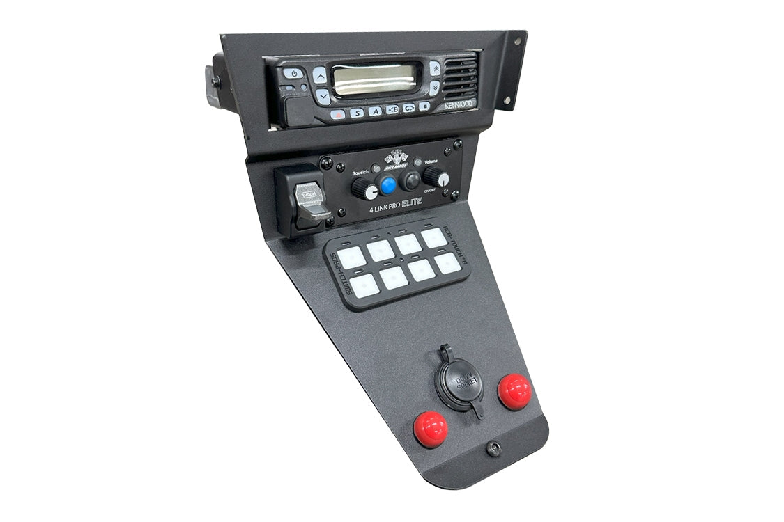 Polaris RZR PCI Radio &amp;amp; Intercom Mount | (2020-2024) Pro R / Pro S / Turbo R / Pro XP | KENWOOD RADIO