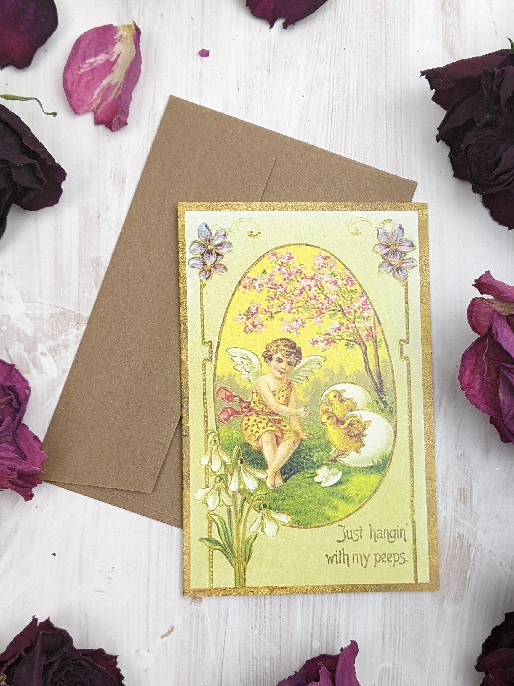 Just Hangin&amp;#39; With My Peeps Card