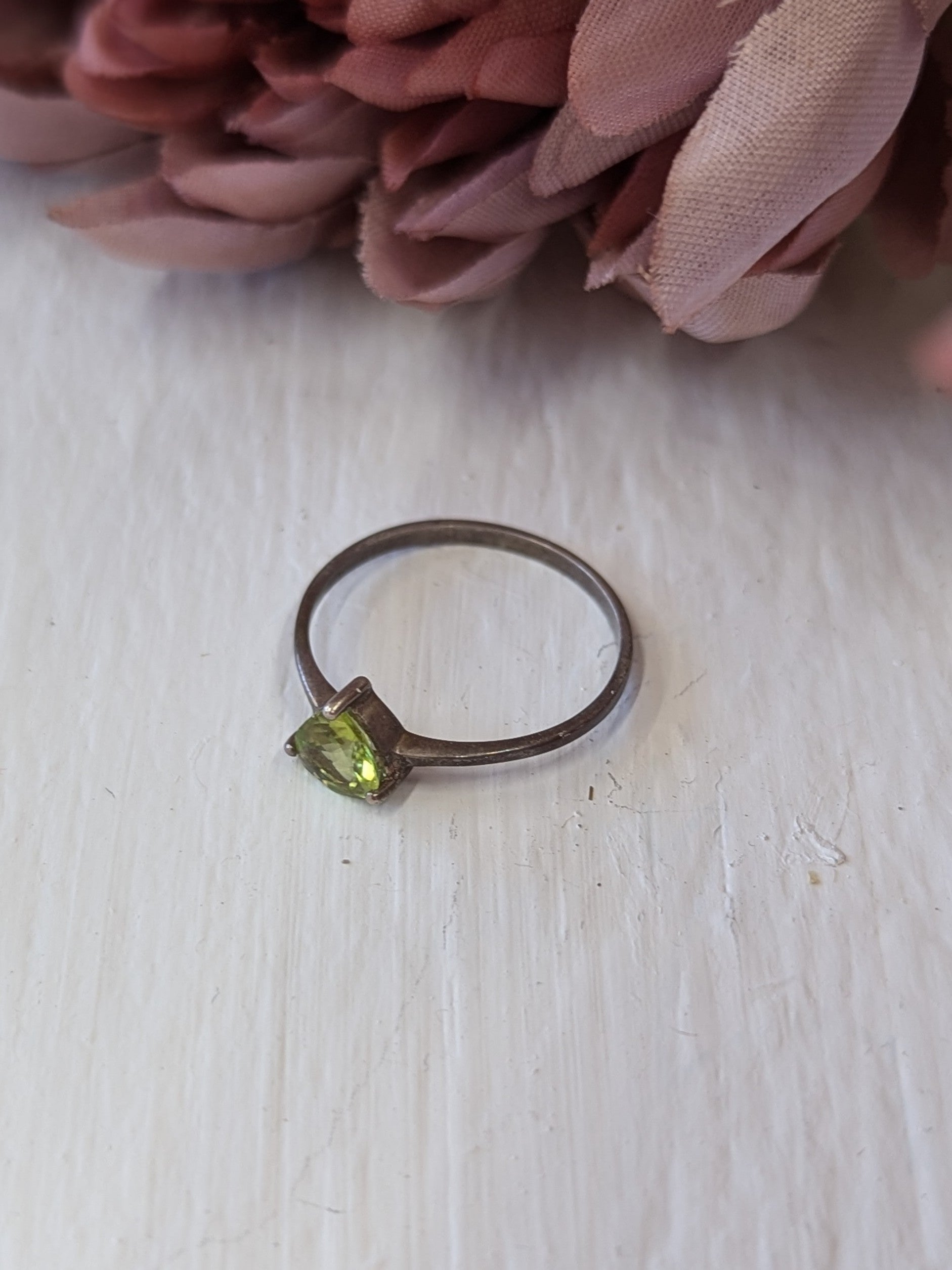 Tarnished Sterling Silver Ring - Size 8