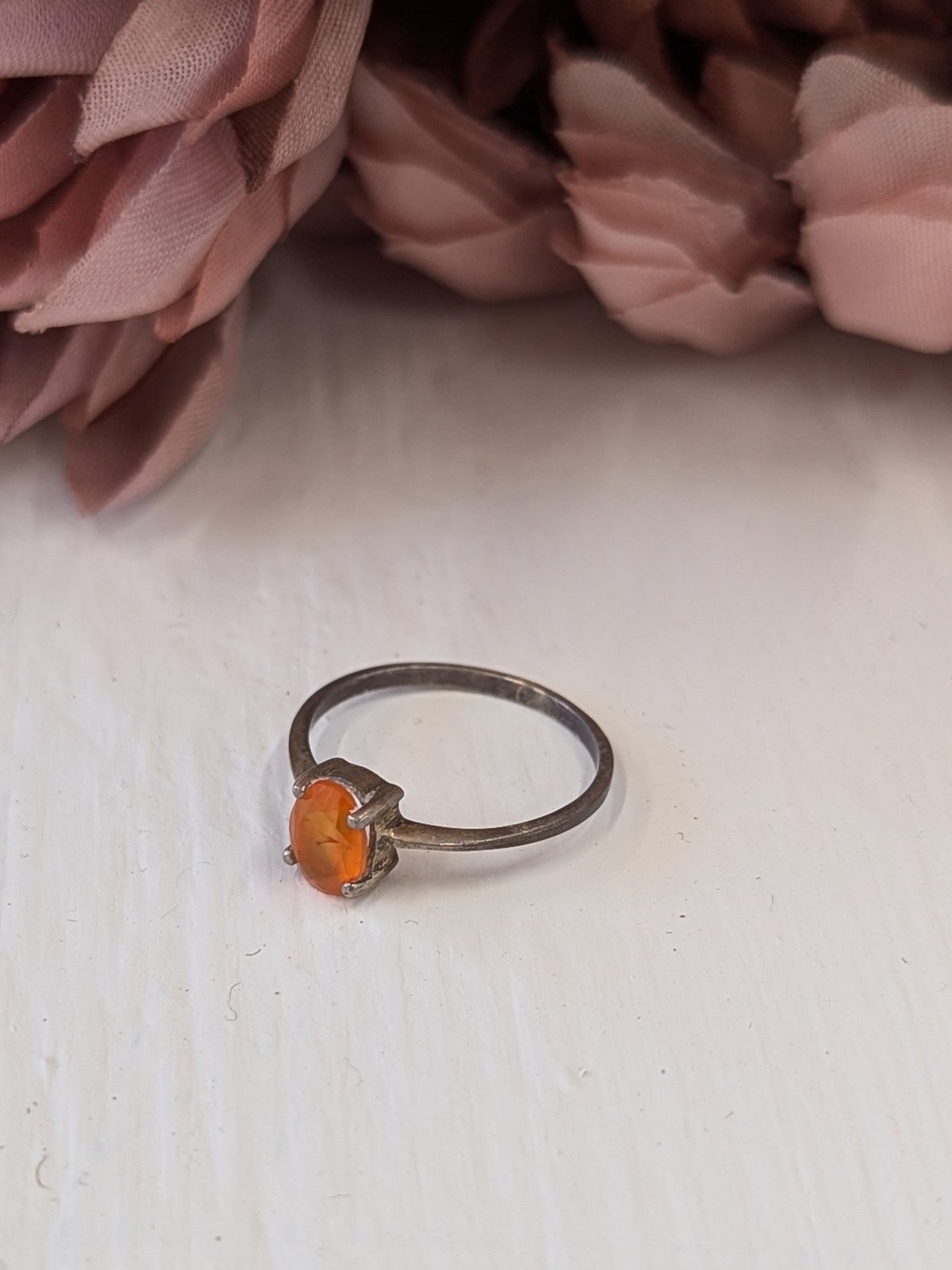 Tarnished Sterling Silver Ring - Size 6