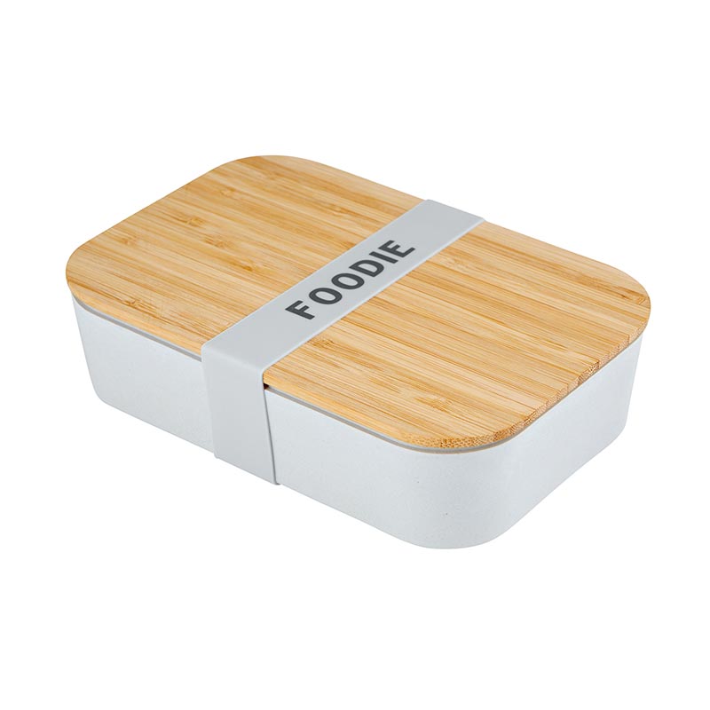 Pack of 3 Foodie Bamboo Lunch Box in Gray | Eco-Friendly and Sustainable | 7.5&amp;quot; x 5&amp;quot; x 2&amp;quot;