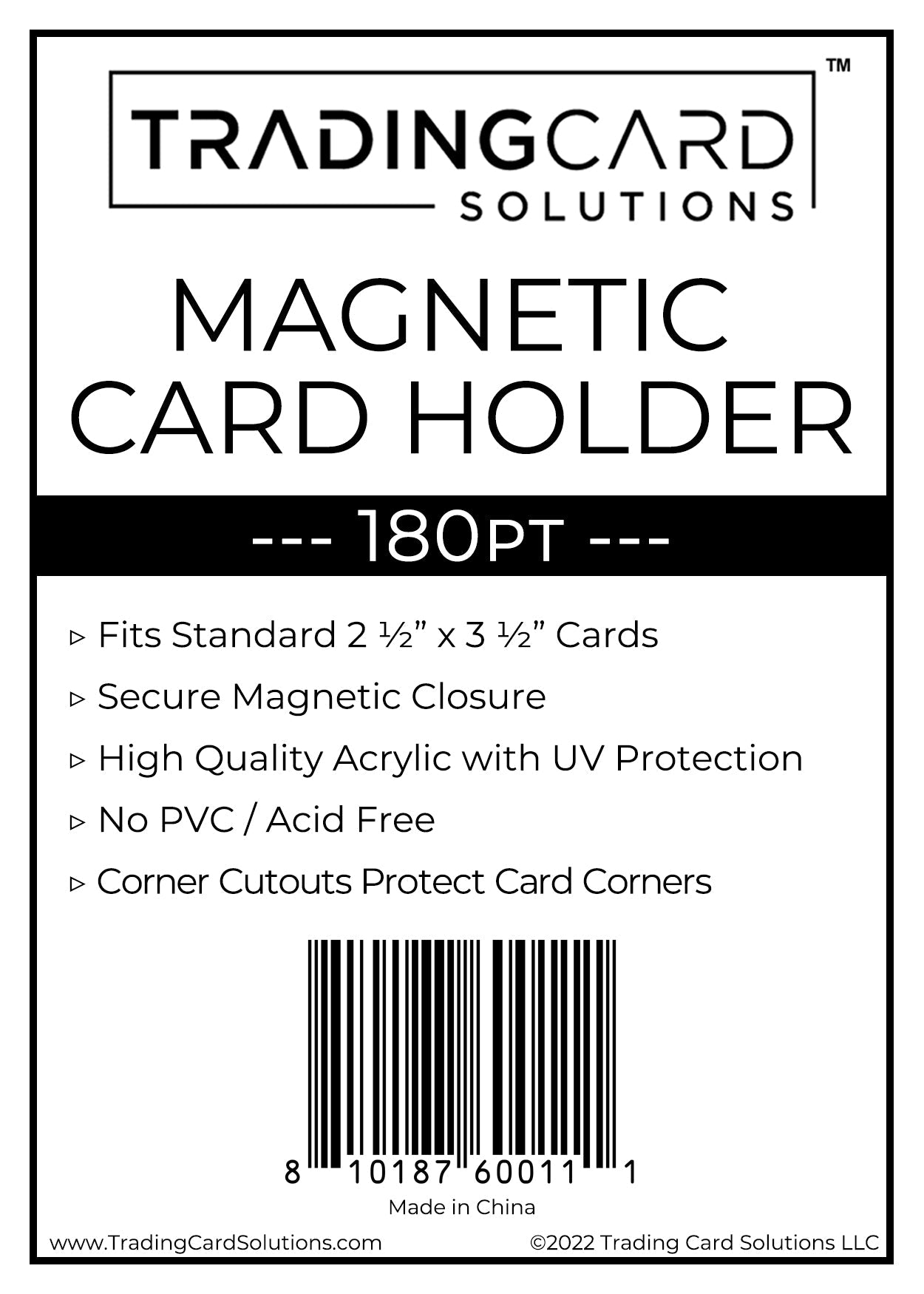 Magnetic Card Holder - 180pt