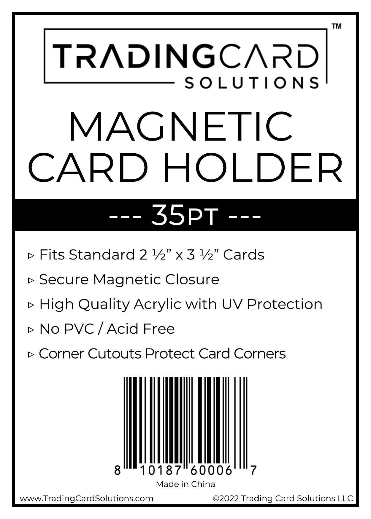 Magnetic Card Holder - 35pt