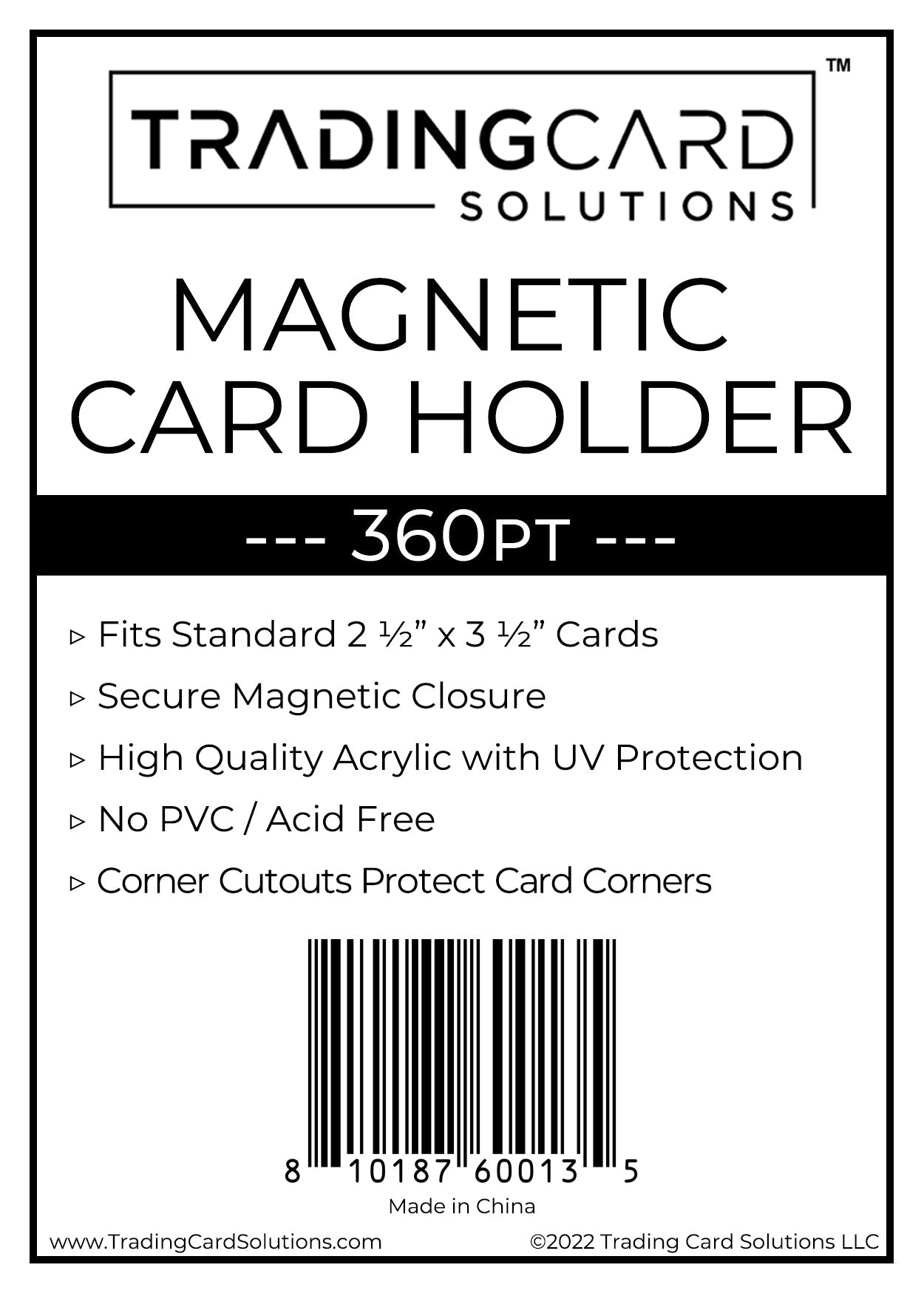 Magnetic Card Holder - 360pt