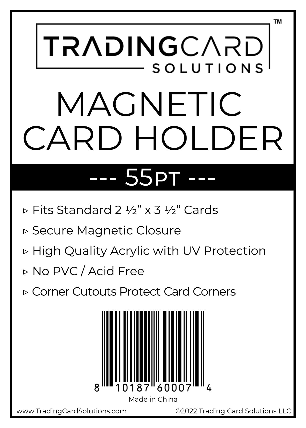 Magnetic Card Holder - 55pt