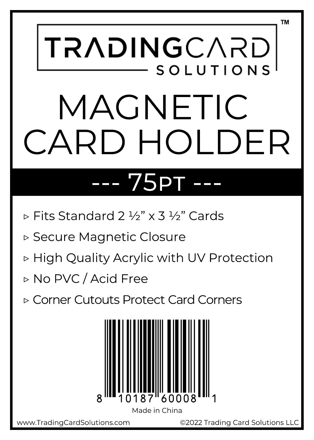 Magnetic Card Holder - 75pt